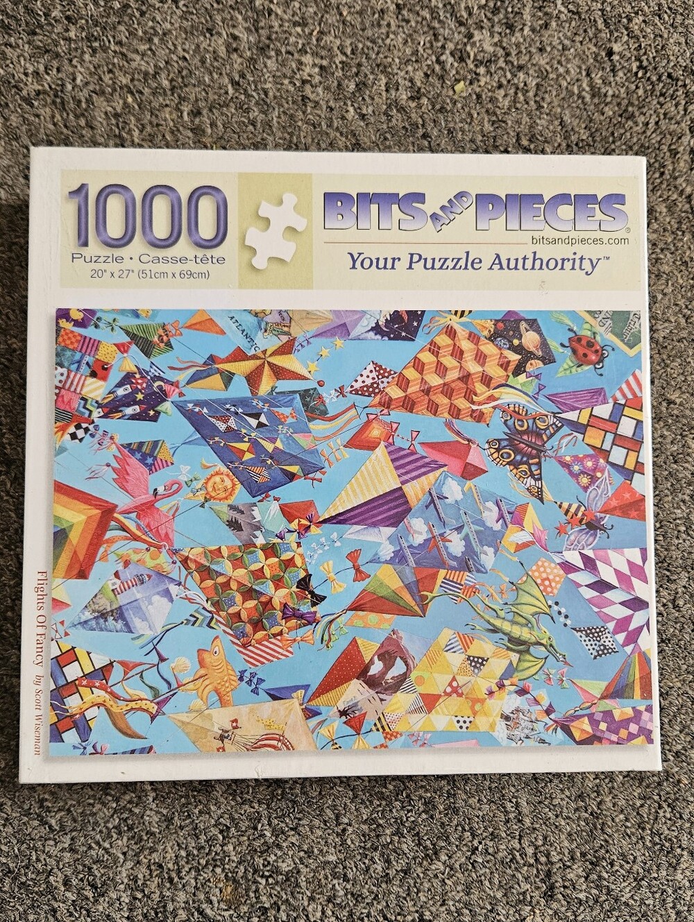 Flights Of Fancy 1000 Piece Kite Puzzle